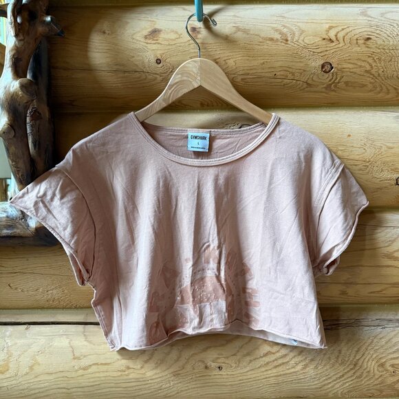 Gymshark x KKFit Crop Top Sports Bra Bike Short & Athletic Shorts in Terra Cotta - Picture 2 of 16